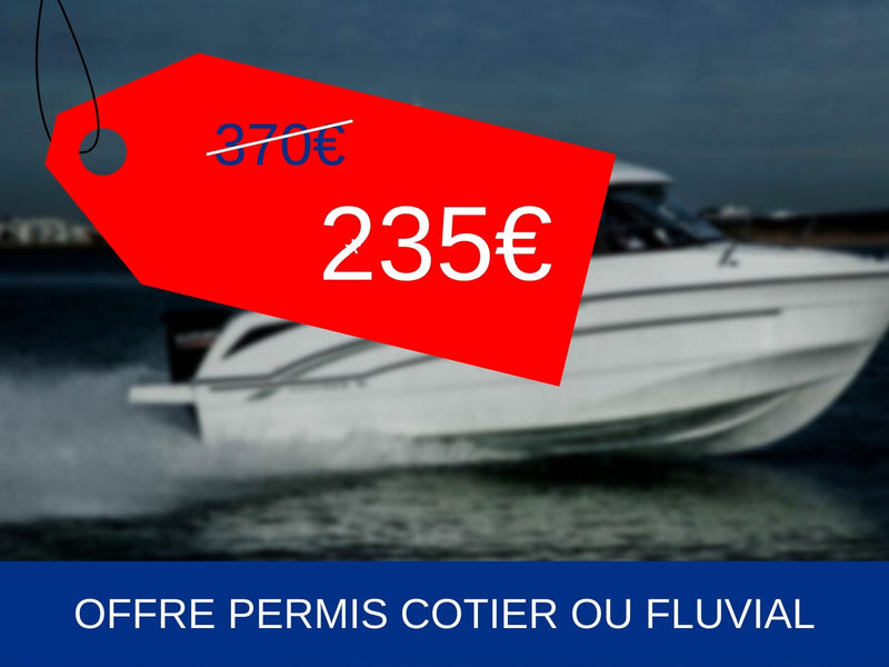 OFFRE FLASH PERMIS COTIER OU FLUVIAL